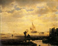 Andreas Achenbach Bringing in the Catch