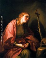 St Mary Magdalene penitent with a cross