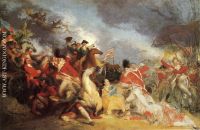 The Death of General Mercer at the Battle of Princeton unfinished version 