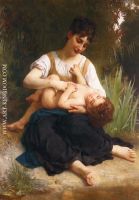 The Joys of Motherhood (Girl Tickling a Child)