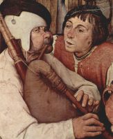 Pieter Bruegel the Elder Farmers dance Detail 2