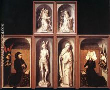 The Last Judgment Polyptych reverse side 