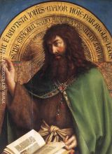 The Ghent Altarpiece St John the Baptist detail 
