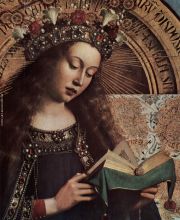 The Ghent Altarpiece Virgin Mary detail 2 