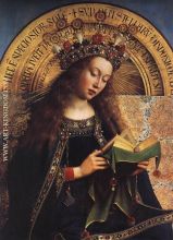 The Ghent Altarpiece Virgin Mary detail 1 