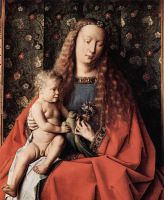 The Madonna with Canon van der Paele detail 1 