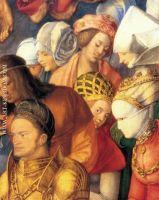 Albrecht D rer The Adoration of the Trinity detail 4 