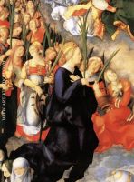 Albrecht D rer The Adoration of the Trinity detail 1 