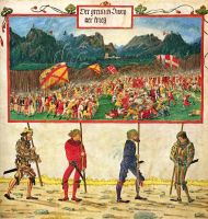 Emperor Maximilian triumph The Swiss war