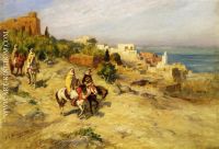 Horsemen on a Coastal Path Algiers