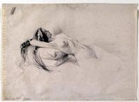 Nude Reclining on Pillow