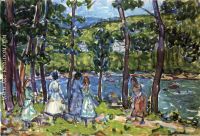 Girls on the Riverbank