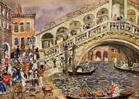 Rialto Bridge also known as The Rialto Bridge Venice 