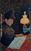 Woman by Lamplight