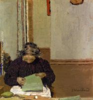 Madame Vuillard Cousant