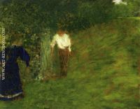 Man and Woman beneath a Tree