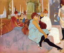 Salon in the rue des moulins