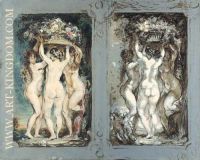 Two Studies for The Three Graces 