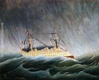 Boat in a Storm