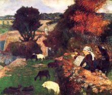 The Bretone Shepherdess