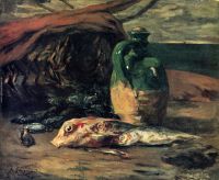 Still Life with Jug and Red Mullet