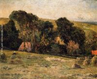 Haymaking near Dieppe