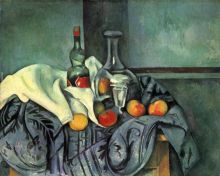 Still life with bottle and jug