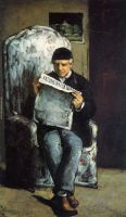 Louis Auguste Cezanne Father of the Artist Reading L Even