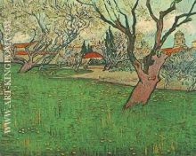 View of Arles with Tress in Blossom