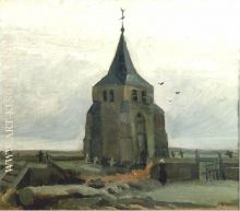 the old church tower at nuenen 1884