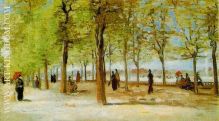 lane at the jardin du luxembourg 1886