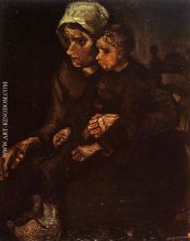 Peasant Woman with Child on Her Lap