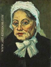 Head of an Old Woman with White Cap