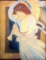 An Angel Playing a Flageolet