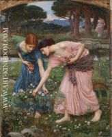 JohnWaterhouse GatherYeRosebudsWhileYeMay 1909Small