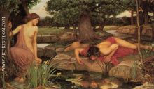 Waterhouse Echo and Narcissus