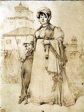 Lady and Boy pencil