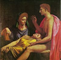 Virgilia reading the Eneida to Livia Octavia and August
