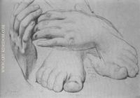 Study of Hands and Feet for The Golden Age