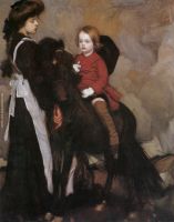 Equestrian Portrait of a Boy