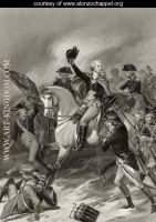 George Washington at the Battle of Princeton January 3rd 1777 from Life and Times of Washington Volume
