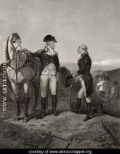 First meeting of George Washington and Alexander Hamilton from Life and Times of Washington Volume I 1