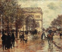 The Champs Elysees The Arc de Triompne