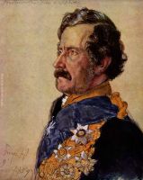 Minister of State Freiherr von Schleinitz portrait study of the coronation picture 