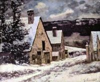 Village at winter