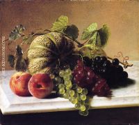 Still Life with Melons Grapes