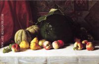 Still Life with Melons Pears and Apples