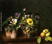 Still Life With Pansies