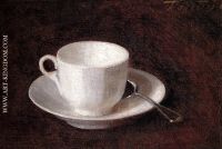 White Cup And Saucer