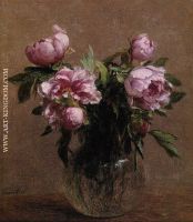 Vase of Peonies